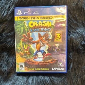 Crash Bandicoot N. Sane Trilogy for PS4 - Blue Case